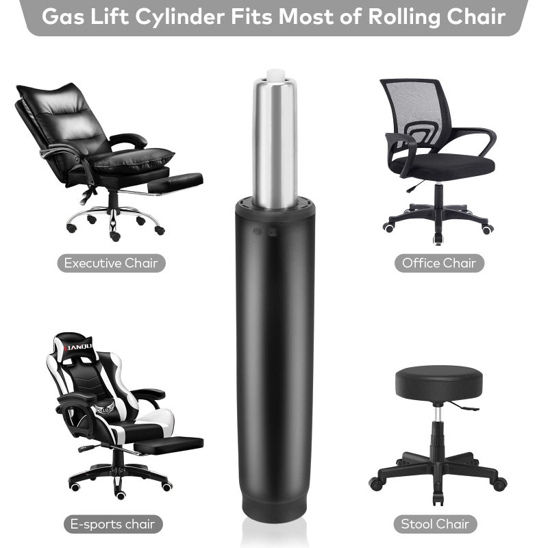 DOZYANT Gas Lift Cylinder Replacement,Hydraulic Pneumatic Shock Piston Heavy Duty (450 lbs) Universal Size Fits Most Executive Office Chairs, Highest End Class 4 - Image 4